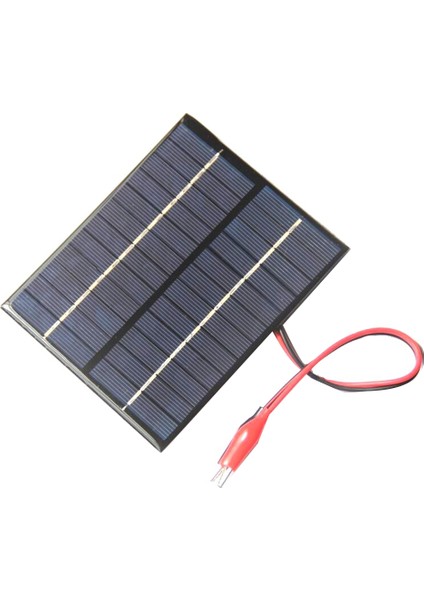 12V 2W Güneş Paneli Şarj Cihazı Güç Dıy Güneş Pili Modülü Pil Su Geçirmez Araba Açık Kamp Için (Yurt Dışından)