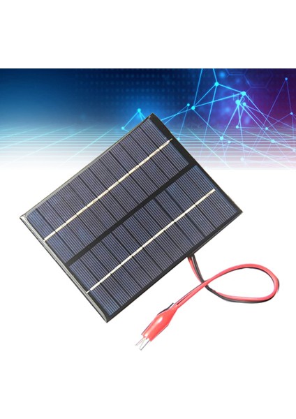 12V 2W Güneş Paneli Şarj Cihazı Güç Dıy Güneş Pili Modülü Pil Su Geçirmez Araba Açık Kamp Için (Yurt Dışından) fiyatları