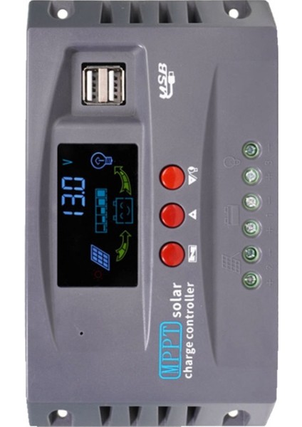 10A 12V 24V Mppt Güneş Şarj Kontrol Cihazı 50VDC Pv Regülatörü Lityum Lifepo4 Jel Kurşun Asit Için Renkli Ekran (Yurt Dışından)