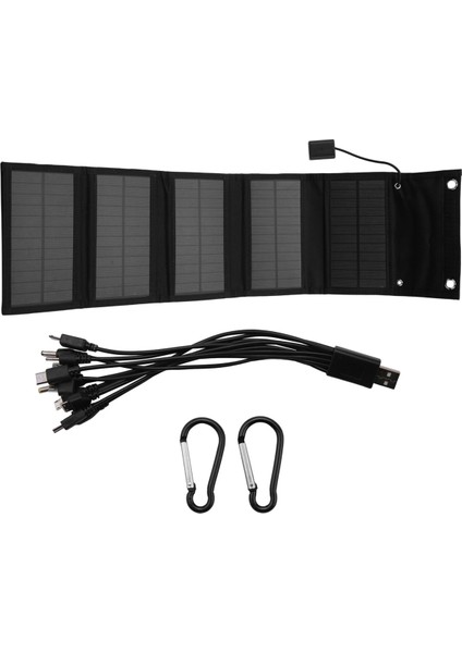 12W Katlanabilir USB Güneş Paneli Güneş Pili Taşınabilir Katlanır Su Geçirmez Güneş Paneli Şarj Cihazı Cep Telefonu Kamp Yürüyüş Için (Yurt Dışından)