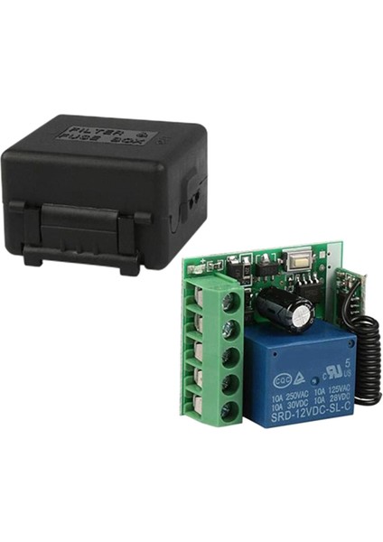 10 Adet Dc 12V Tek Kanal 433 Mhz Kablosuz Anahtar Kontrol Kartı Uzaktan Kumanda Röle Verici Düğme Modülü (Yurt Dışından) modelleri
