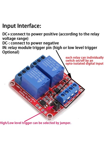 Raspberry Pi Arduino Için Optocoupler Yüksek Veya Düşük Seviye Tetikleyici Genişletme Kartı ile 5 Adet 2 Kanal 12V Röle Modülü (Yurt Dışından)