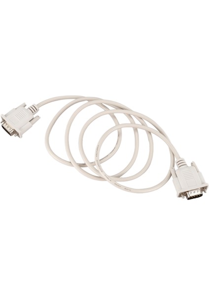 1.4m RS232 Db9 9 Pin Erkek - VGA Video 15 Pin Erkek Adaptör Kablosu Açık Gri (Yurt Dışından)