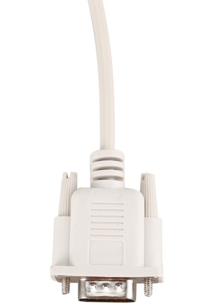 1.4m RS232 Db9 9 Pin Erkek - VGA Video 15 Pin Erkek Adaptör Kablosu Açık Gri (Yurt Dışından)