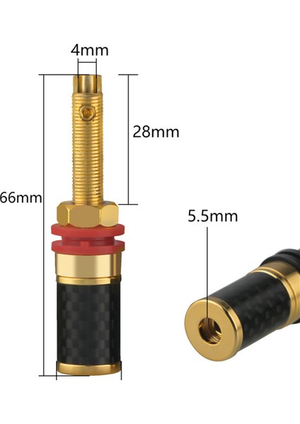 Adet Hıfı Altın Kaplama Bakır Hoparlör Bağlama Sonrası Kadın Muz Jack Konnektörü Hıfı Ses Amp Muz Fiş Soket (Yurt Dışından) fırsatları