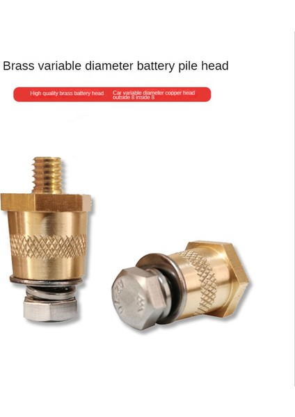 Akü Kutup Adaptörü 1 Çift, M6 Akü Kutup Akü Kutup Terminalleri, Lityum Araç Aküleri Için Akü Kutup Kelepçesi (Yurt Dışından) indirimleri