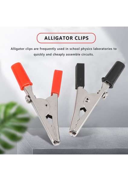 Sodıal(R) 10 Adet 50MM Plastik Saplı Test Probu Metal Timsah Klipsi (Yurt Dışından) fiyatları