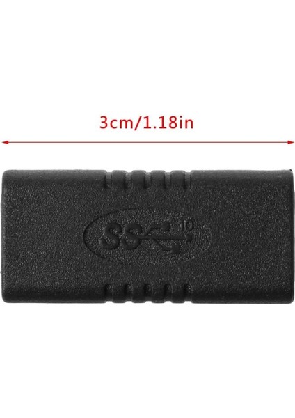USB 3.1 Tip C Dişi Usb-C Uzatma Konnektör Adaptörü Dizüstü Bilgisayar Dönüştürücü Tablet Telefon Için (Yurt Dışından)