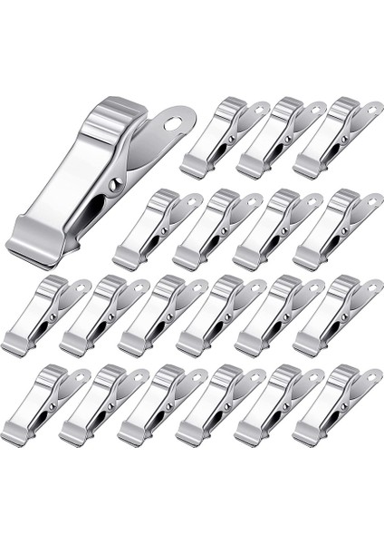 50 Adet Metal Kelepçeler Gümüş Timsah Klipler Mini Balık Ağzı Klip Noel Ağacı Süslemeleri Aksesuarları Için, 1.58 Inç (Yurt Dışından)