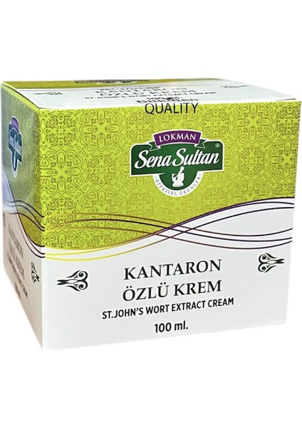 4 Adet Kantaron Özlü Krem 100 ml