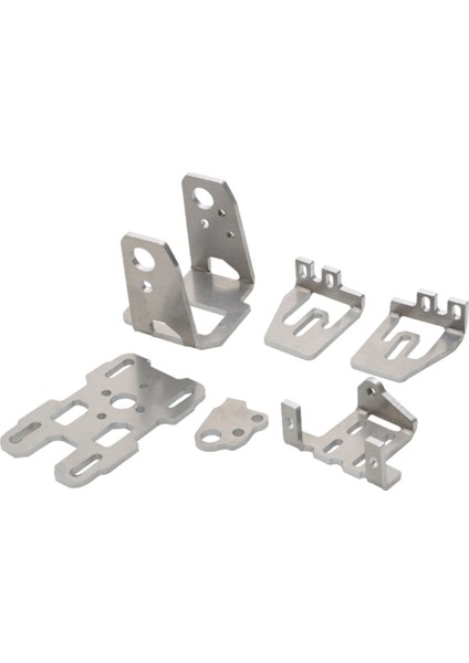 Takım Dc 4.8-5V Çift Servo Gimbal Braketi 29X29MM Kamera Pan/tilt Standı ile 2 Adet 9g Direksiyon Dişlisi Rc Fpv Drone(B) (Yurt Dışından)