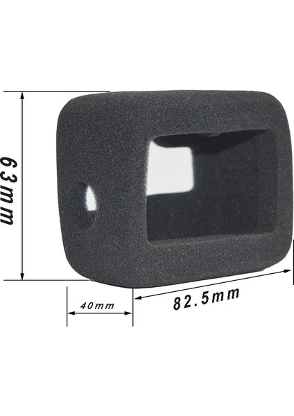 Gopro Hero 8 Siyah Kamera Için Yeni Sünger Ön Cam Ön Cam Muhafaza Kılıfı Köpük Korumalı Rüzgar Geçirmez Kapak Rüzgar Gürültüsünü Azaltma (Yurt Dışından)