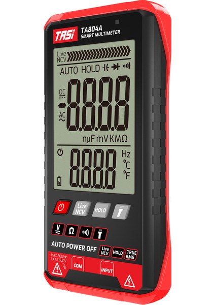 TA804A Dijital Multimetre True Rms Otomatik Ultra Ince Ncv Voltmetre (Yurt Dışından)