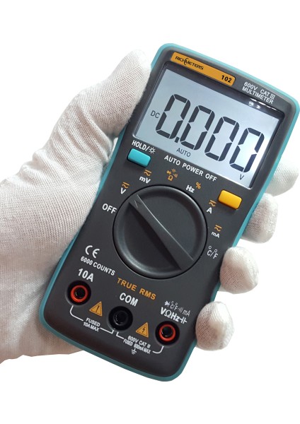 RM102 Gerçek Rms Otomatik Polarite Dijital Multimetre (Yurt Dışından)