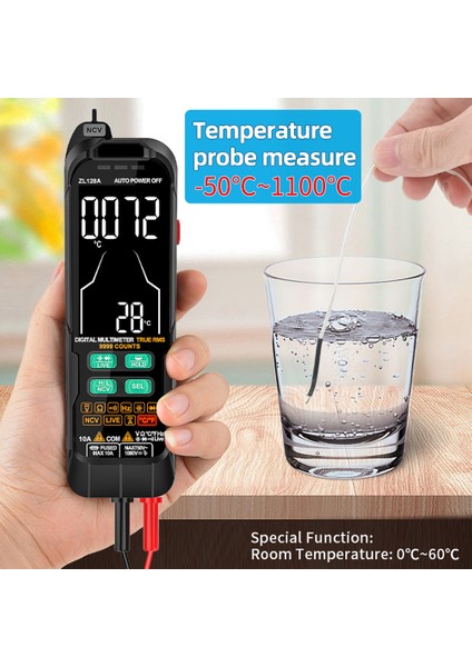 Dijital Multimetre Ac/dc Voltaj Gerçek Rms Sıcaklık Kapasitans Ölçer (Yurt Dışından) indirimleri