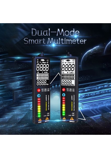 Dijital Multimetre Çift Modlu 2000 Ölçüm Ac/dc Voltaj Canlı Tel Dedektörü (Yurt Dışından)
