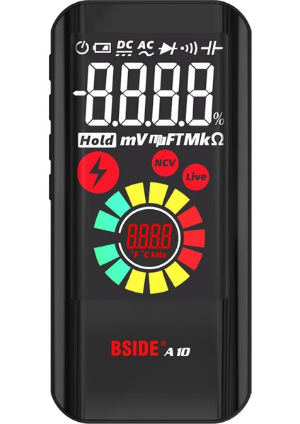 Bsıde A10 Dijital Multimetre Ncv Test Cihazı Ac/dc Gerilim Direnç Kapasite (Yurt Dışından)