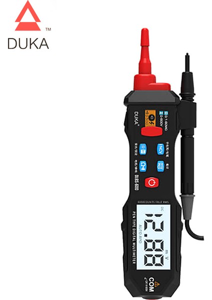 DLBS-600 Temasız Voltaj Test Kalemi LCD Ekranlı LED El Fenerli (Yurt Dışından)