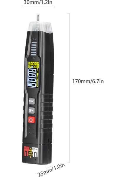 Taşınabilir Ncv 4000 Sayım Kalem Multimetre Voltaj Direnç Ölçer Fener (Yurt Dışından) fırsatları