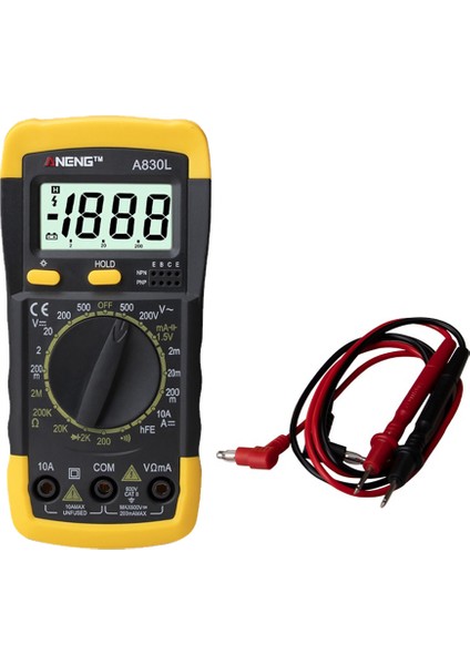Dijital LCD Multimetre Ac/dc Gerilim Akım Ölçer (Yurt Dışından)