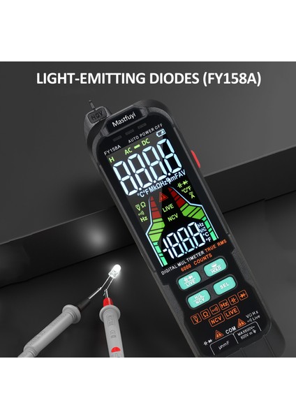 FY158A Taşınabilir Otomatik Aralıklı Dijital Multimetre (Yurt Dışından) modelleri
