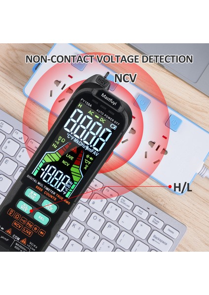 FY158A Taşınabilir Otomatik Aralıklı Dijital Multimetre (Yurt Dışından) fırsatları