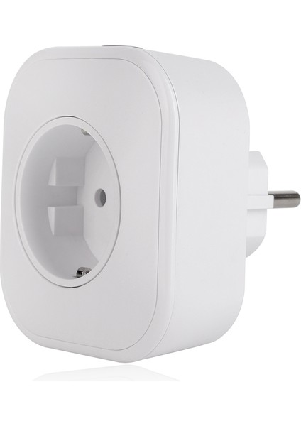 Beyaz Wifi Akıllı Priz Eu Fiş Alexa Google Assistant Uyumlu (Yurt Dışından)