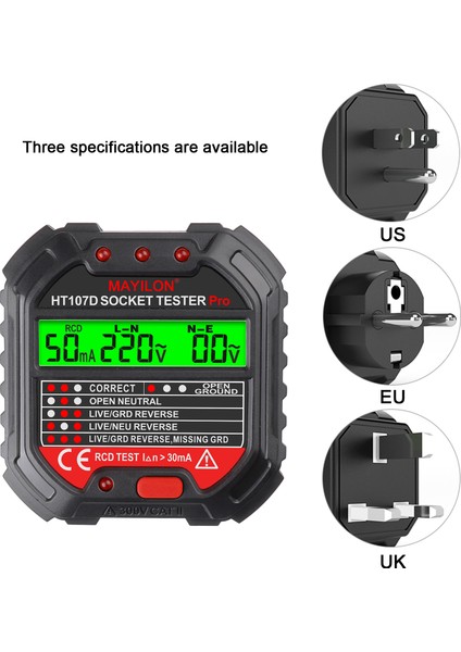 Prize Test Cihazı, Gerilim Göstergeli Faz Kaçak Dedektörlü 90-250V (Yurt Dışından) fırsatları
