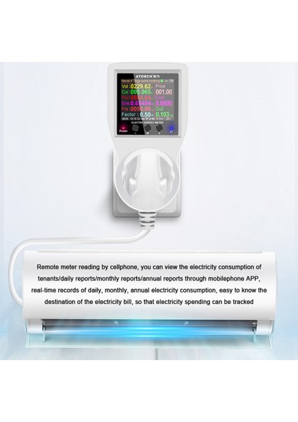 LCD Renkli Ekran Güç Monitörü (Yurt Dışından)