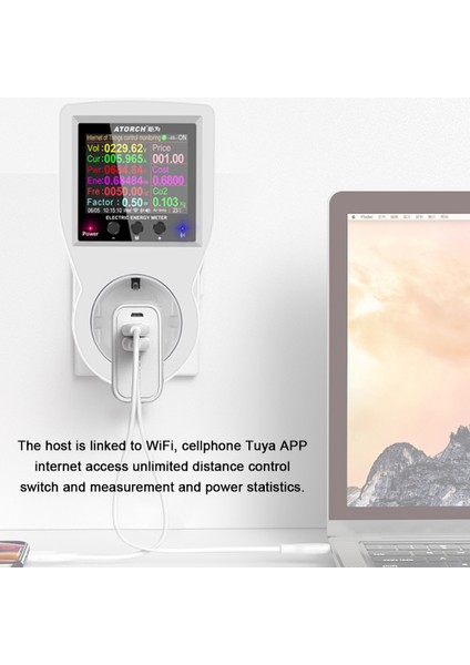 LCD Renkli Ekran Güç Monitörü (Yurt Dışından)