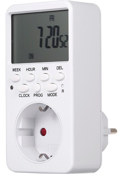 LCD Ekranlı Programlanabilir Enerji Tasarruflu Dijital Zamanlayıcı Priz (Yurt Dışından)