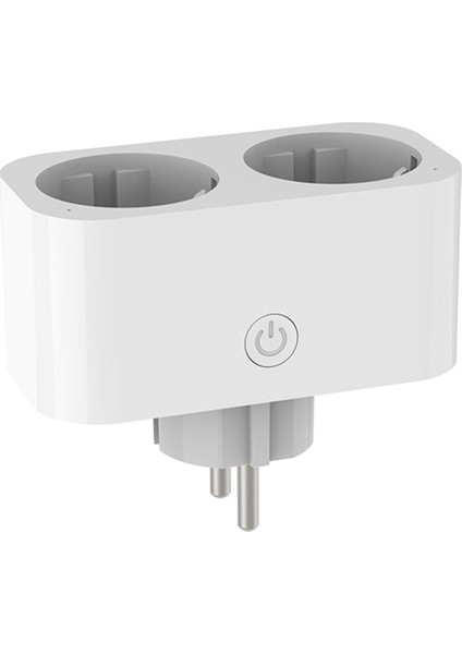 Akıllı Wifi Dönüştürücü Priz, Sesli Kontrol, Çift Eu Fiş, Alexa ve Google Home Uyumlu (Yurt Dışından)