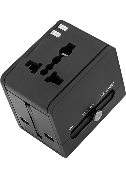 Çift USB Portlu Evrensel Seyahat Adaptörü (Yurt Dışından)