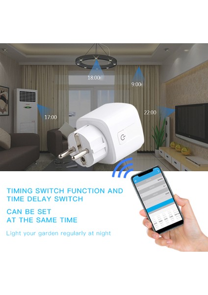 Wifi Akıllı Priz Sesli Kontrol (Yurt Dışından)
