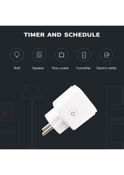 Wifi Akıllı Priz Sesli Kontrol (Yurt Dışından)