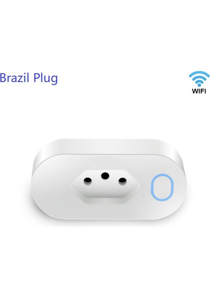 Brazil 16A Akıllı Priz Sesli Uygulama Kontrollü Zamanlayıcı Kablosuz Fiş (Yurt Dışından) modelleri