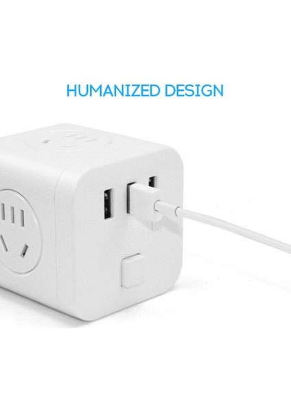 Usb'li Dikey Çoklu Priz 16 Metre Kablolu (Yurt Dışından)
