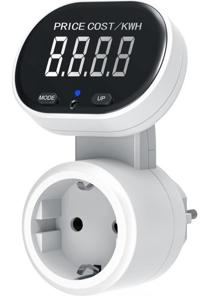 45° Döner Enerji Ölçerli LCD Ekranlı Priz (Yurt Dışından)