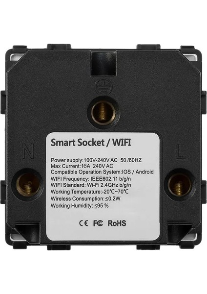 Akıllı Wifi Priz Google Alexa Ses Kontrollü Avrupa Stili (Yurt Dışından)