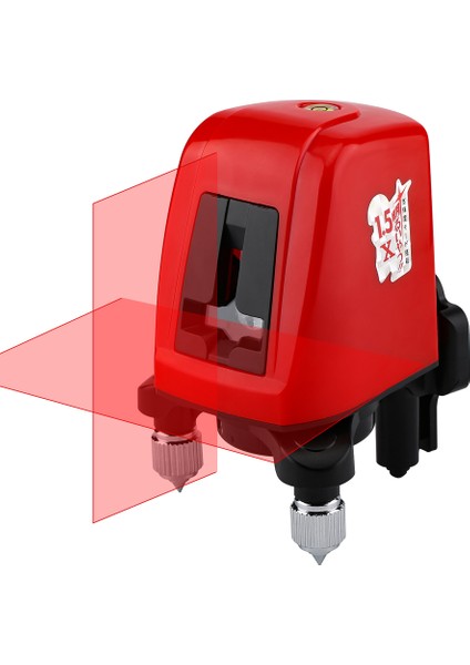 FC435 Mini Taşınabilir 360° Lazer Hizalayıcı - 2 Çizgi 1 Nokta Kırmızı Işık Yatay Dikey (Yurt Dışından)