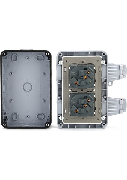 Outdoor Duvar Priz IP66 16A Çiftli Topraklı (Yurt Dışından) fırsatları