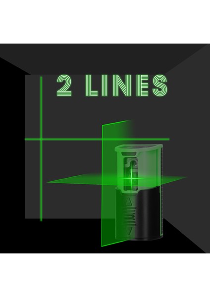 Green 2 Çizgili Lazer Hizalayıcı - Şarj Edilebilir, Parlaklık Ayarlanabilir, Düşmeye Dayanıklı (Yurt Dışından) fırsatları