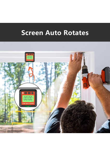 Manyetik Tabanlı Dijital Açı Ölçer Marangoz Aleti (Yurt Dışından) modelleri