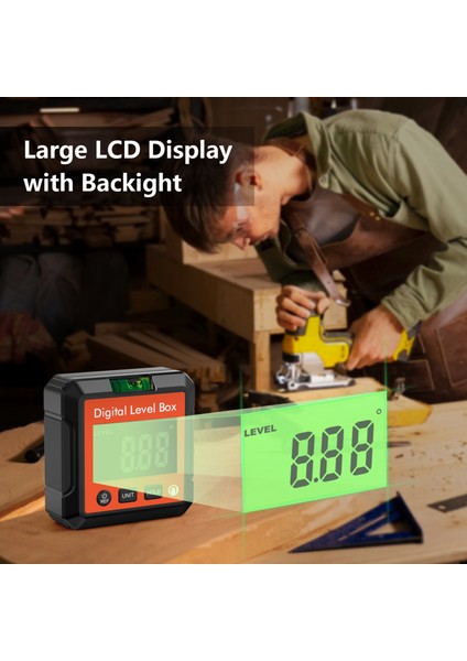 Manyetik Tabanlı Dijital Açı Ölçer Marangoz Aleti (Yurt Dışından) fırsatları