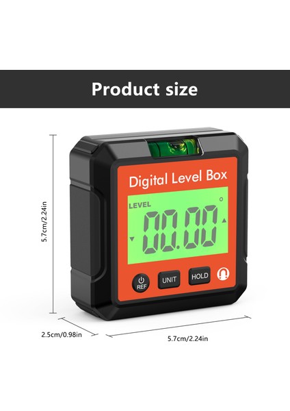 Manyetik Tabanlı Dijital Açı Ölçer Marangoz Aleti (Yurt Dışından) indirimleri