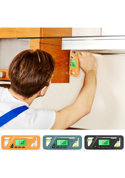 Manyetik Dijital Eğim Ölçer LCD Ekranlı (Yurt Dışından)