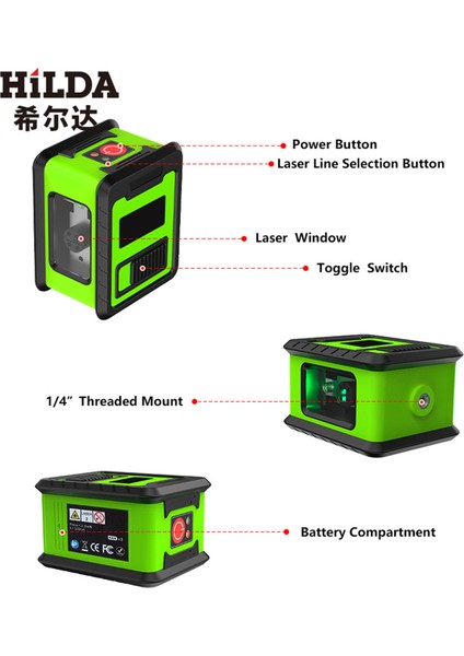 Yeşil Çapraz Lazer (Yurt Dışından) modelleri