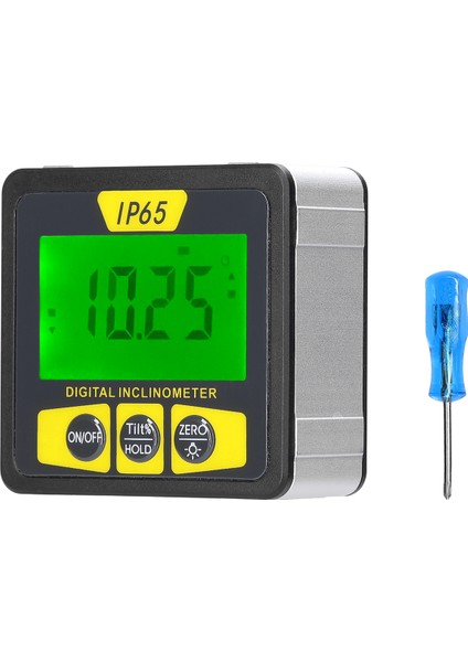 Manyetik Dijital Su Terazisi Açı Ölçer IP65 Su Geçirmez Mini Eğim Ölçer LCD Ekran (Yurt Dışından)