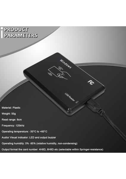 USB Rfıd Desktop Kimlik Kartı Okuyucu Temassız Kart Okuyucu (Yurt Dışından)