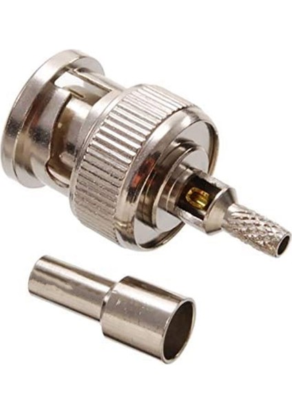 10 Adet Bnc Erkek Fiş Penceresi Düz Kıvrım RG174 RG316 RG179 Kablo Adaptörü 50 Ohm (Yurt Dışından)
